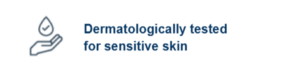 dermatologically tested for sensitive skin